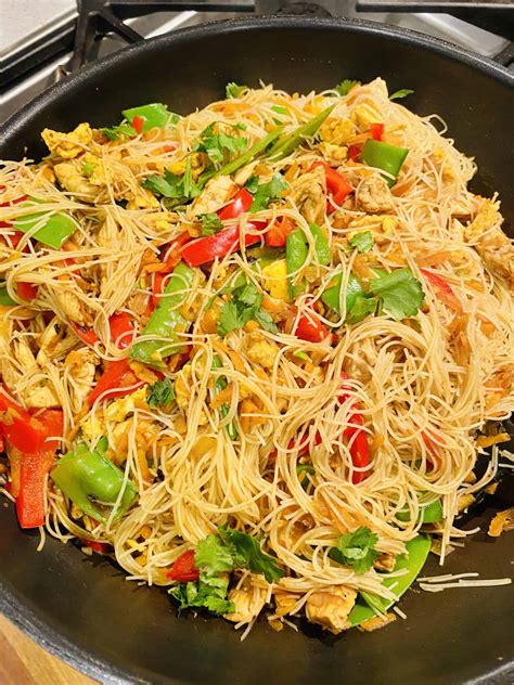 singapore noodle recipes uk